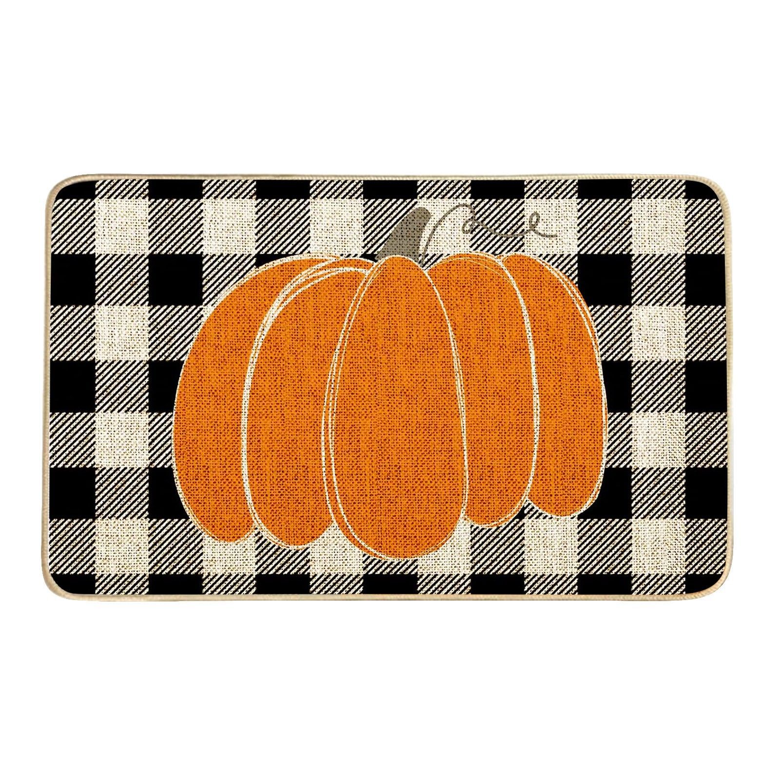 Alfombra de elemento de tema de verano transfronterizo alfombra de puerta de entrada antideslizante alfombra de entrada de cocina de baño absorbente