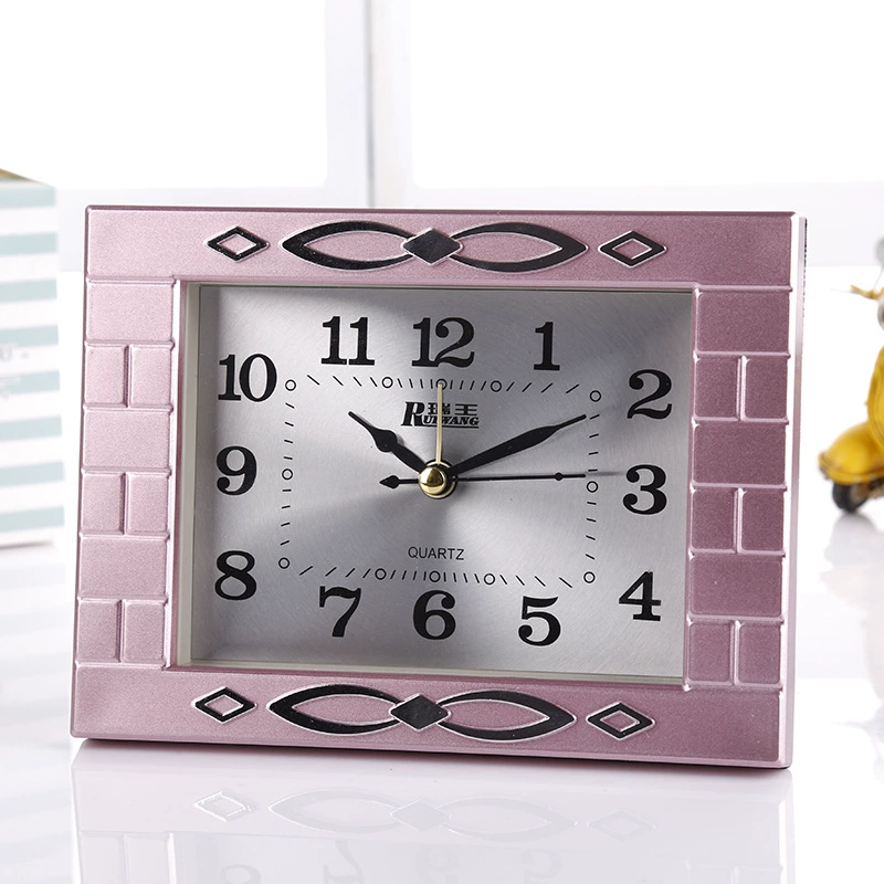 Фабрика оптовой будильник квадратный пластиковый будильник студент спальня настольные часы