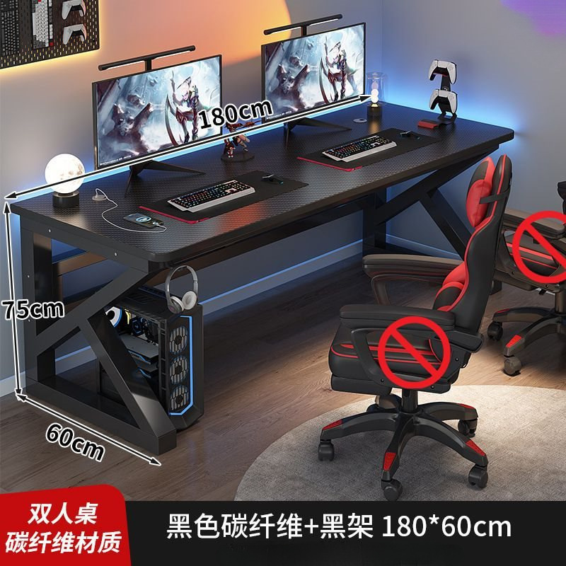 [더블] 업그레이드된 검은색 표면 + 두꺼워진 검은색 철골 프레임 (180*60)