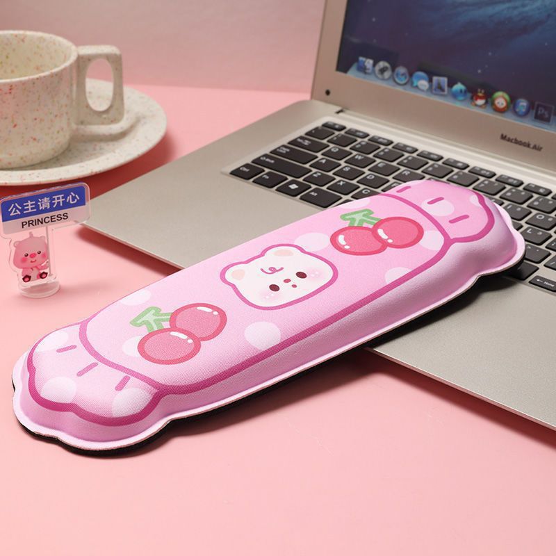 Nuevo ins lindo cartón de dibujos animados oso muñeca almohadilla de ratón para hombres y mujeres de oficina almohadilla de ratón para computadora soporte de teclado suave