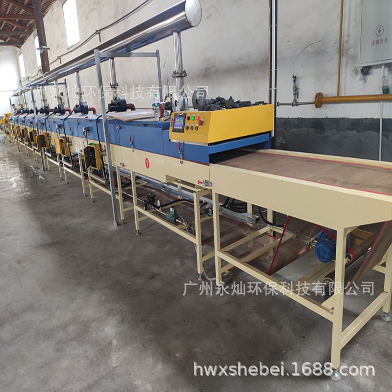 燃气红外线隧道炉 天然气烘干生产线 金属纤维燃烧器 生产厂家