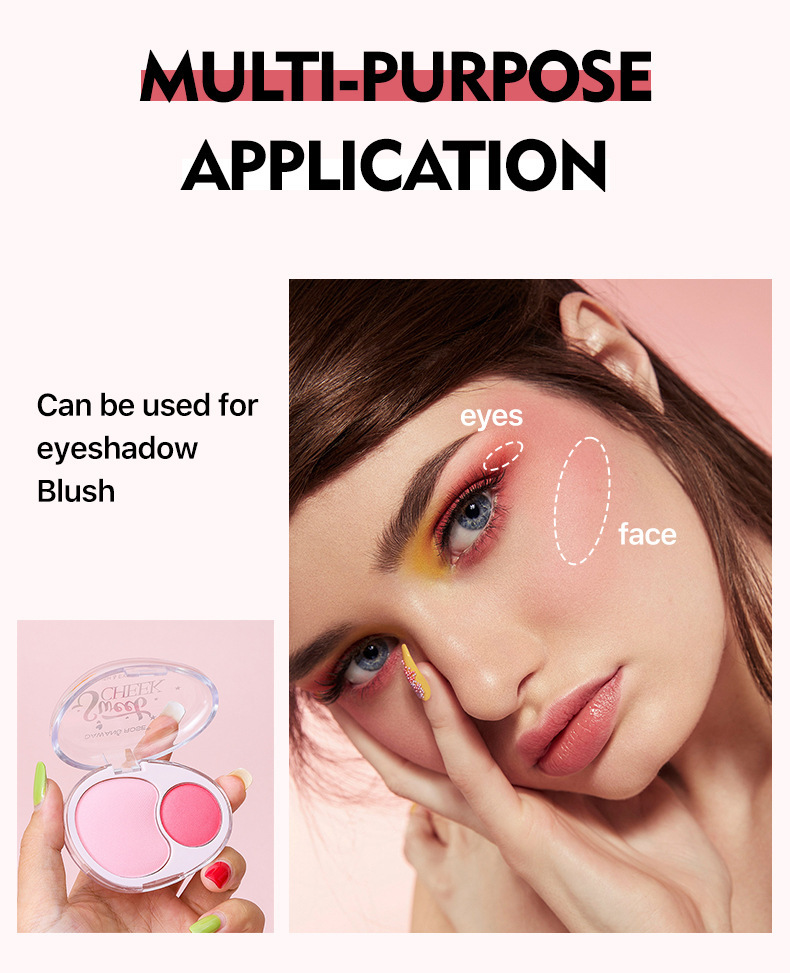 Palette blush mat bicolore rendu naturel jeune et estompable_voghion.com
