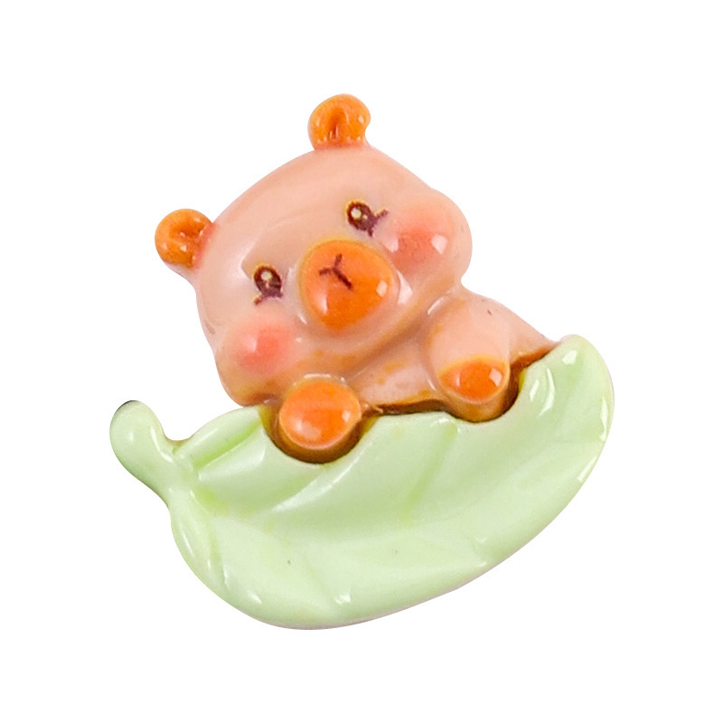 漫画立体アクセサリーカピバラカピバラ diy 水カップ漫画ステッカー靴花アクセサリー冷蔵庫マグネットヘアピンアクセサリー|undefined