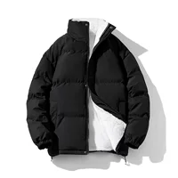Winter down jacket, Korean style, oversized, windproof, plush lining, M–XXXL