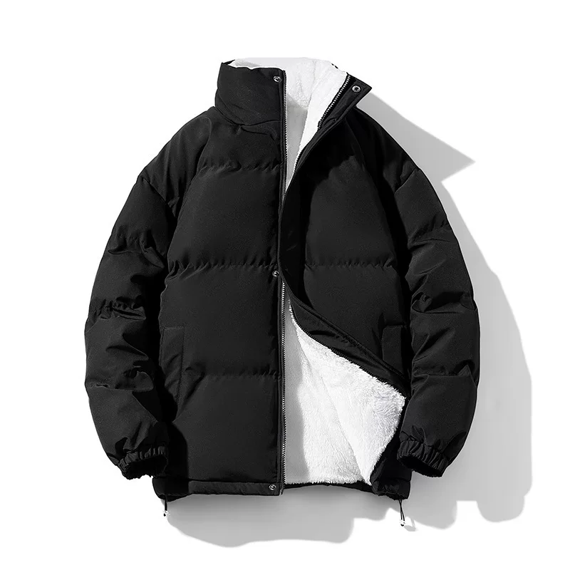 Winter down jacket, Korean style, oversized, windproof, plush lining, M–XXXL