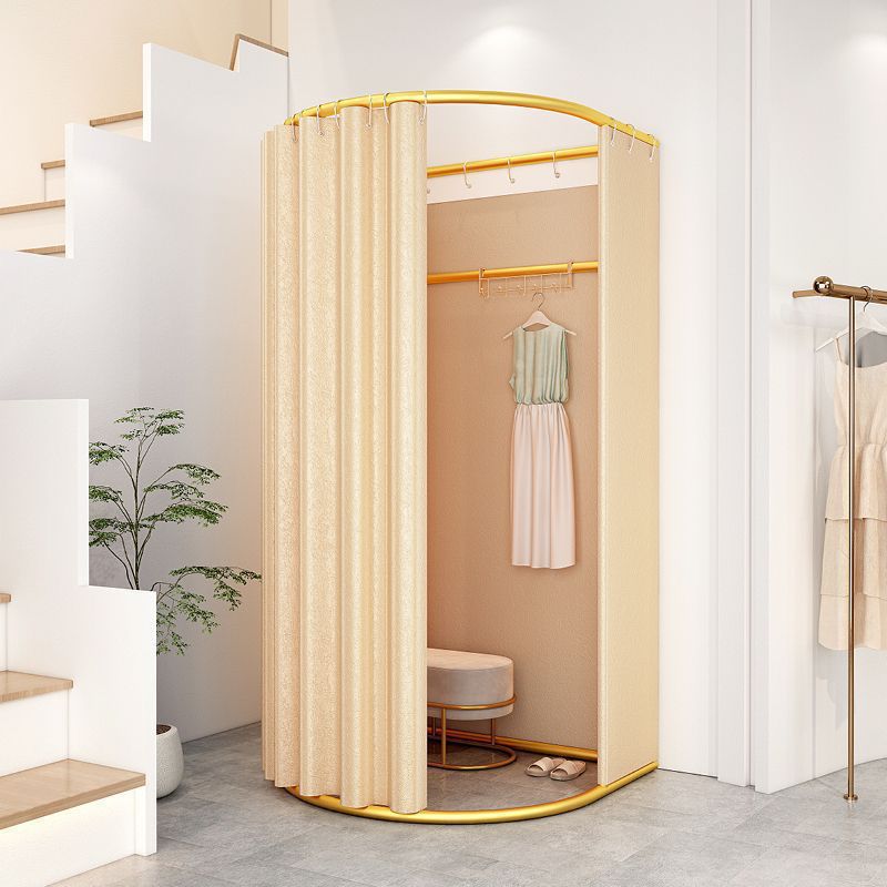 Cortina de vestuario portátil plegable simple para vestuario de vestuario móvil temporal del centro comercial