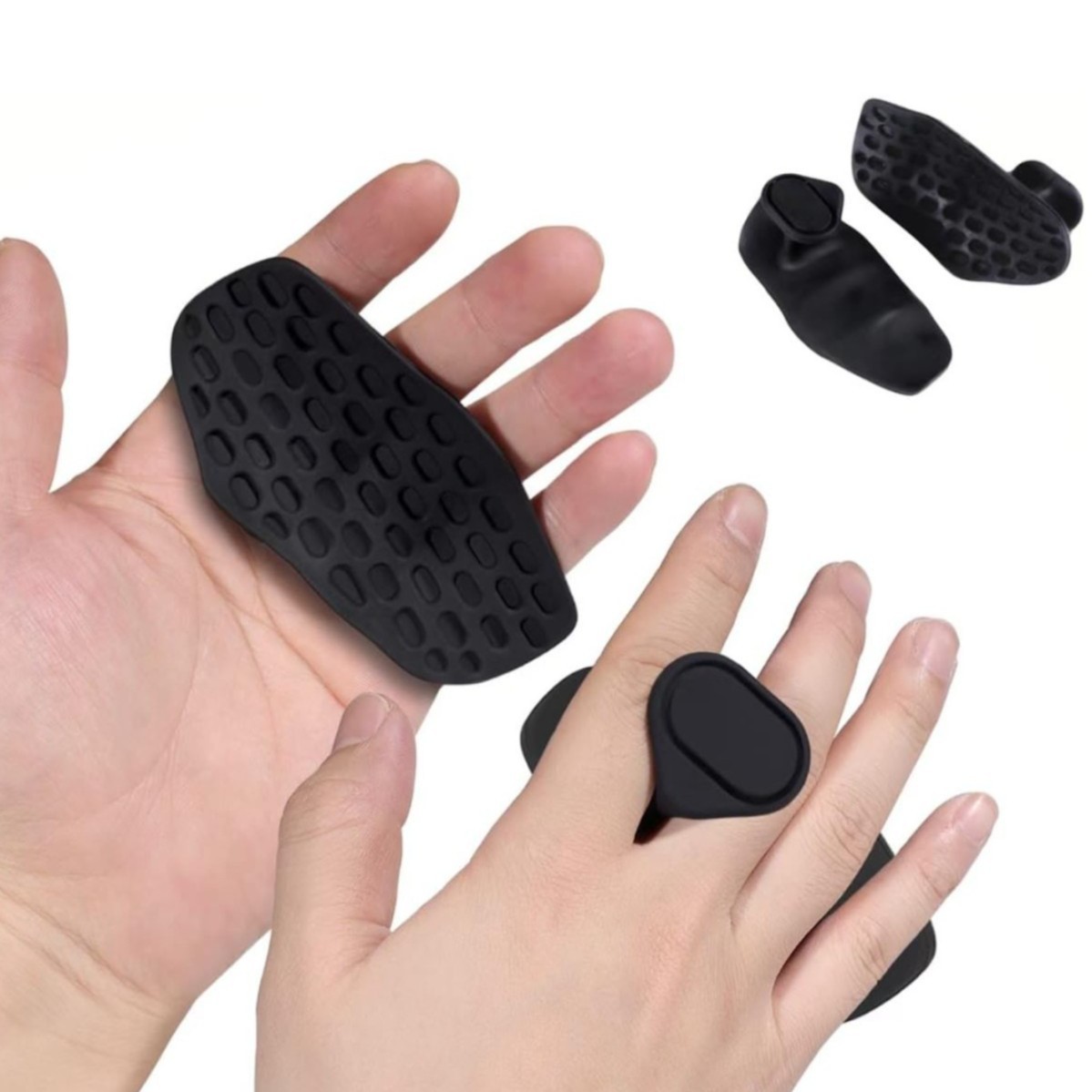 Grip Strengthener Fitness Dumbbell Weightlifting Silicone Palm Protector Anti-Slip Grip Anti-Callus Grip Strengthener