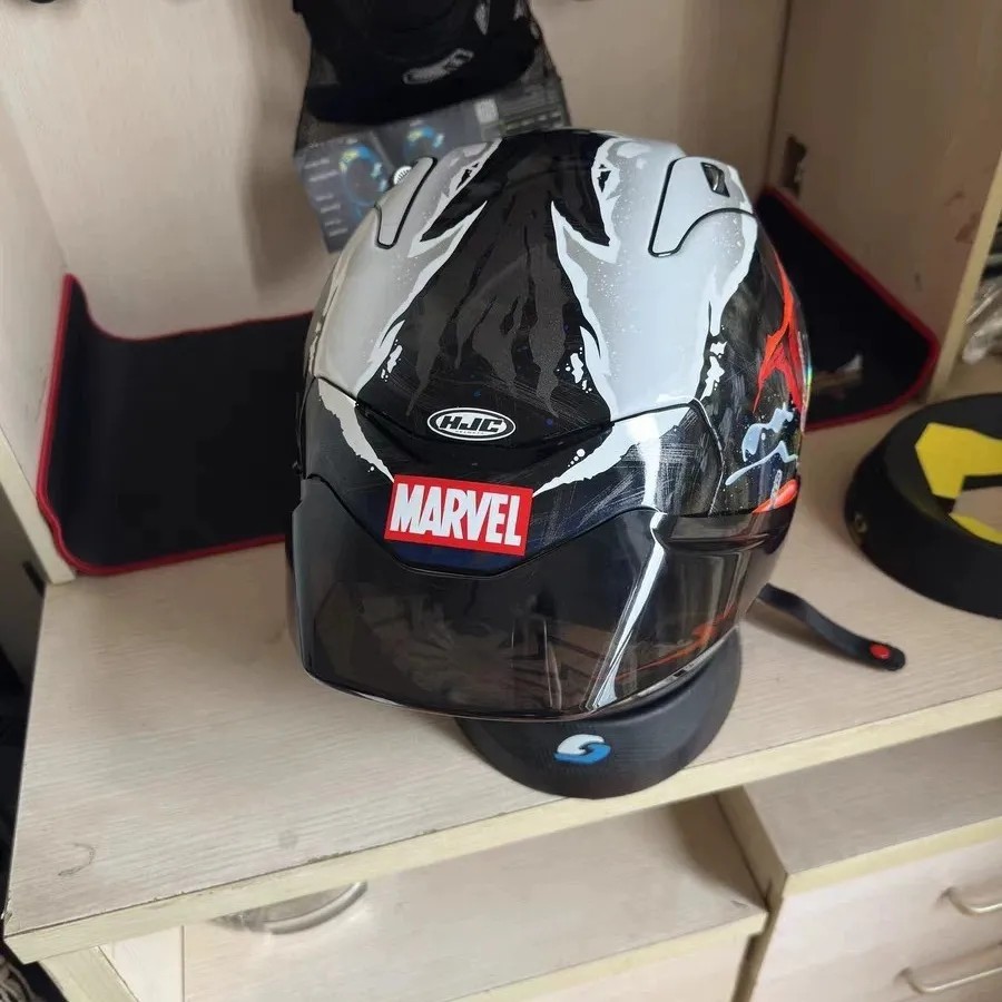 Suitable for Hjc Helmets, Large Tail Wing, Venom 1234 Generation, Superman, Minion, Alien-Style Wind Deflector, Wind Channel Special Accessories