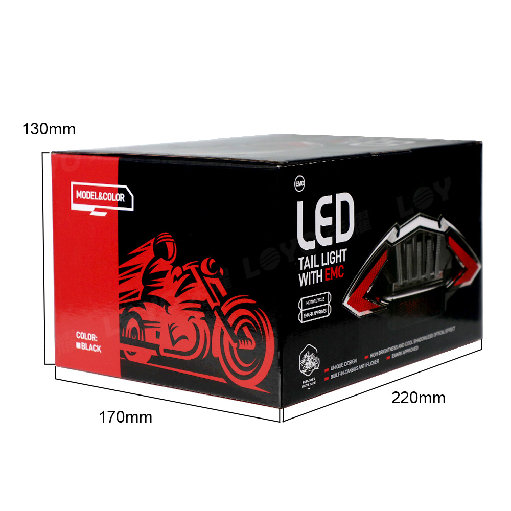 Applicable to BMW motorcycle BMW R1200GS F800 modified rear taillight rear brake light with turn signal