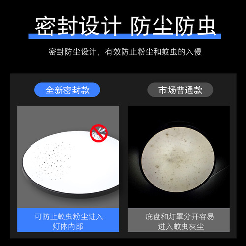 Wholesale led ultra-thin three-proof ceiling light simple modern corridor balcony aisle light round bedroom living room main light