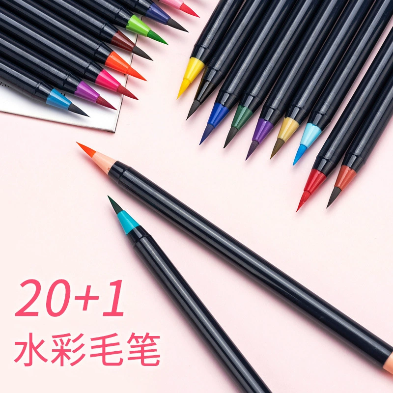 Набор акварельных кистей-ручек, эксклюзивная поставка кистей-ручек для творчества, каллиграфии, мягких ручек, подарочный набор для рисования комиксов