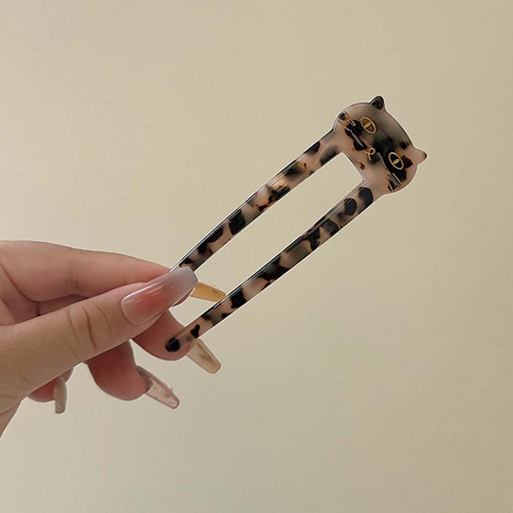 Acético de alta gama para el cabello, peinado de cabello universal, peinado antideslizante para niñas, peinado de bang simple, peinado de cabello fresco, clip superior de pinzas de cabello rotas