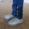 Silver shoes