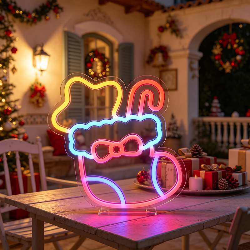 Amazonas Navidad atmósfera decoración lámpara acrílica lámpara de neón lámpara colgante lámpara led modelado lámpara regalo image 16