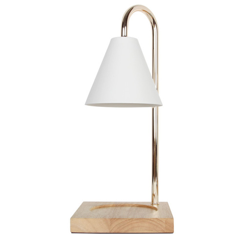 Aromatherapy lamp melted wax lamp scented essential oil candle melted candle lamp bedroom living room bedside wooden night light atmosphere table lamp