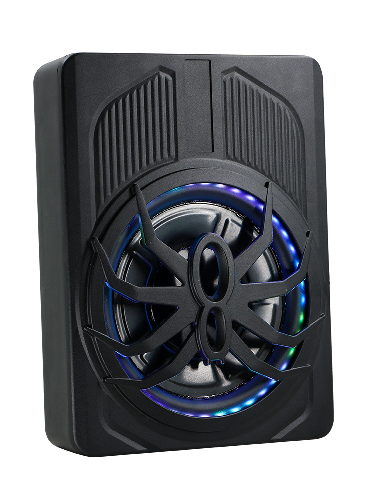Factory wholesale car audio modified spider with lights 10 inch high-power active car ultra-thin subwoofer