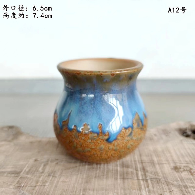 植木鉢の小さい新商品の缶のアイデアの磁器の缶の多い陶磁器の肉のミニ陶のレトロな家庭の陶磁器のたらいの園芸の太い新しいです。|undefined