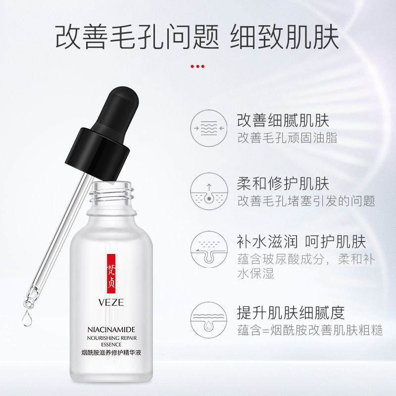 Suero Facial con Niacinamida Hidratante Humectante y Reparador