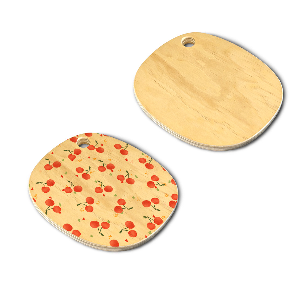 Suministro directo de fábrica sublimación en blanco hoja de corte de verificación ovalada tabla de cortar cocina hogar al por mayor