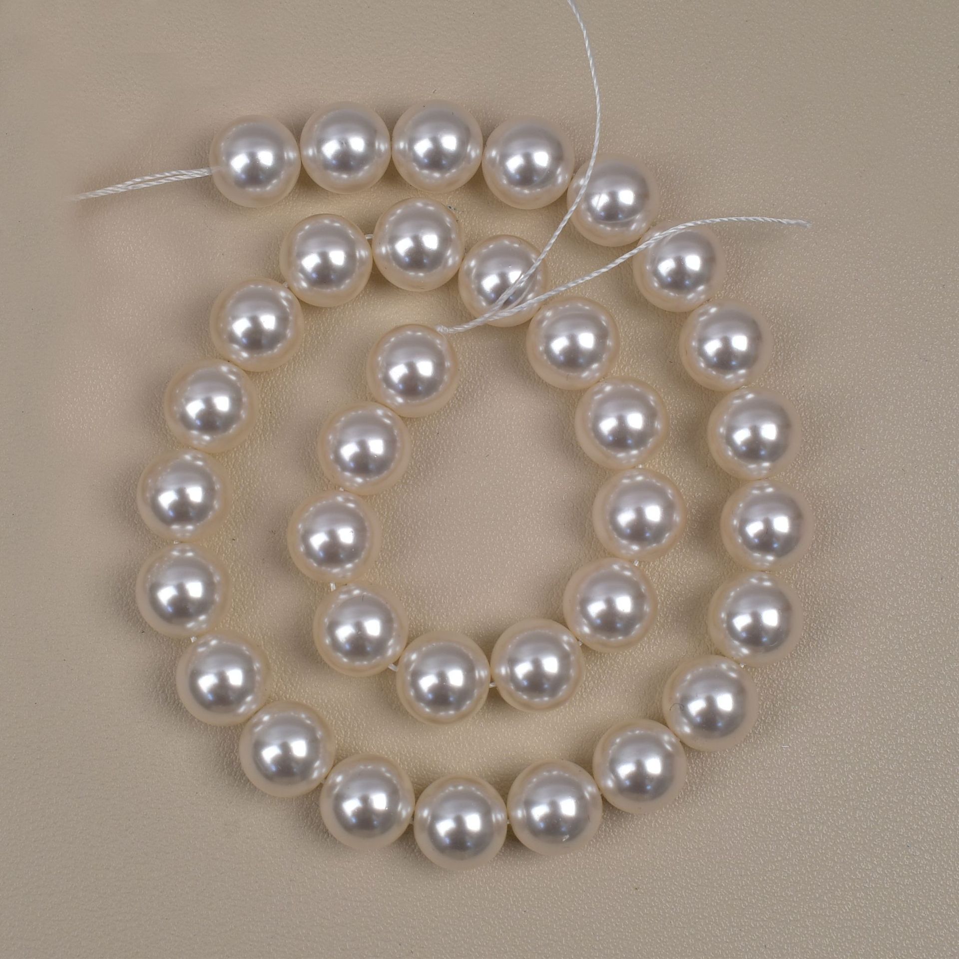 蝶貝模造真珠散珠DIYネックレス手作りジュエリーアクセサリー直穴カラフルパール原材料卸売ガラス