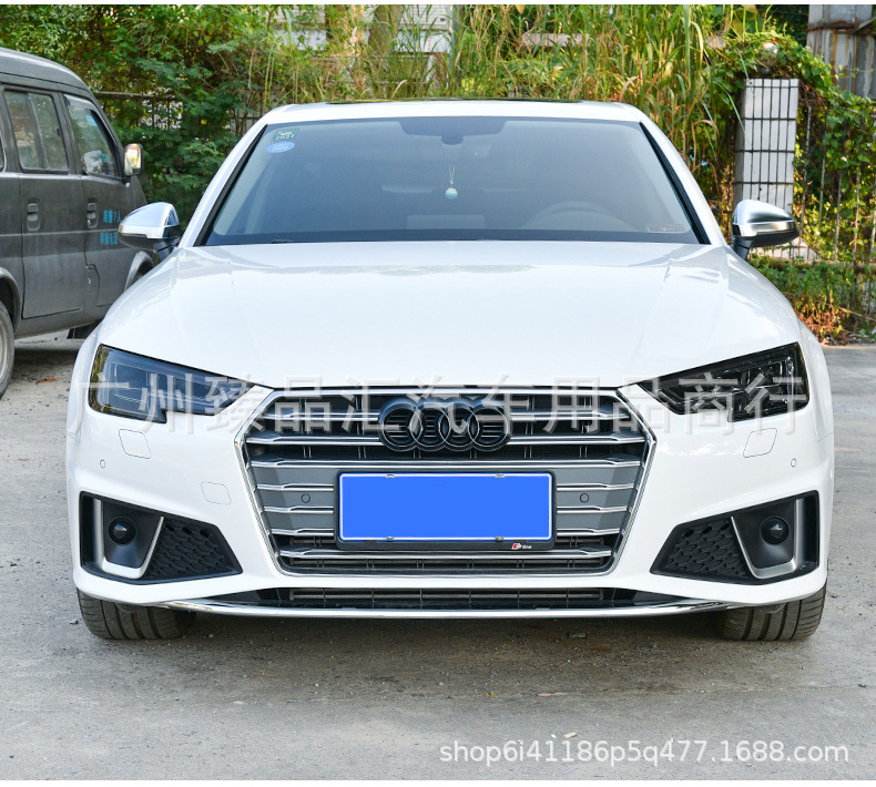 Suitable for Audi Car Logo Modification A3/A4L/A5/A6L/A7/Q2L/Q3/Q5L Four-Ring Black Warrior Front and Rear Logo