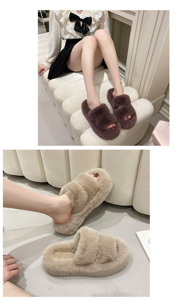 Scarpe da casa antiscivolo lavabili in lavatrice estive da camera da letto per interni estive aperte in velluto da donna_voghion.com