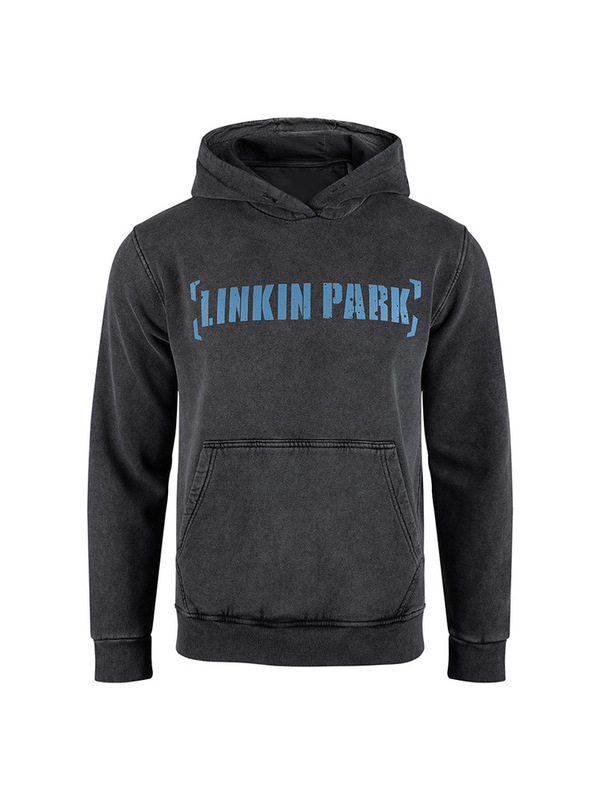 Linkin Park Linkin Park Band Rock Punk Style American Washed Distressed Loose Hooded Sweatshirt Autumn