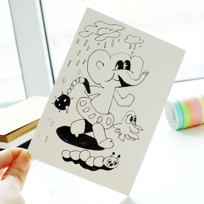 Tarjeta en blanco Papel duro blanco Pintado a mano Postal de bricolaje Marcador de tarjetas de póquer Tamaño de graffiti Tarjeta de felicitación engrosada