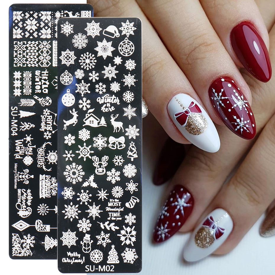 Christmas Fashion Christmas Tree Christmas Socks Snowflake Pet Nail Decoration Accessories 1 Set display picture 1