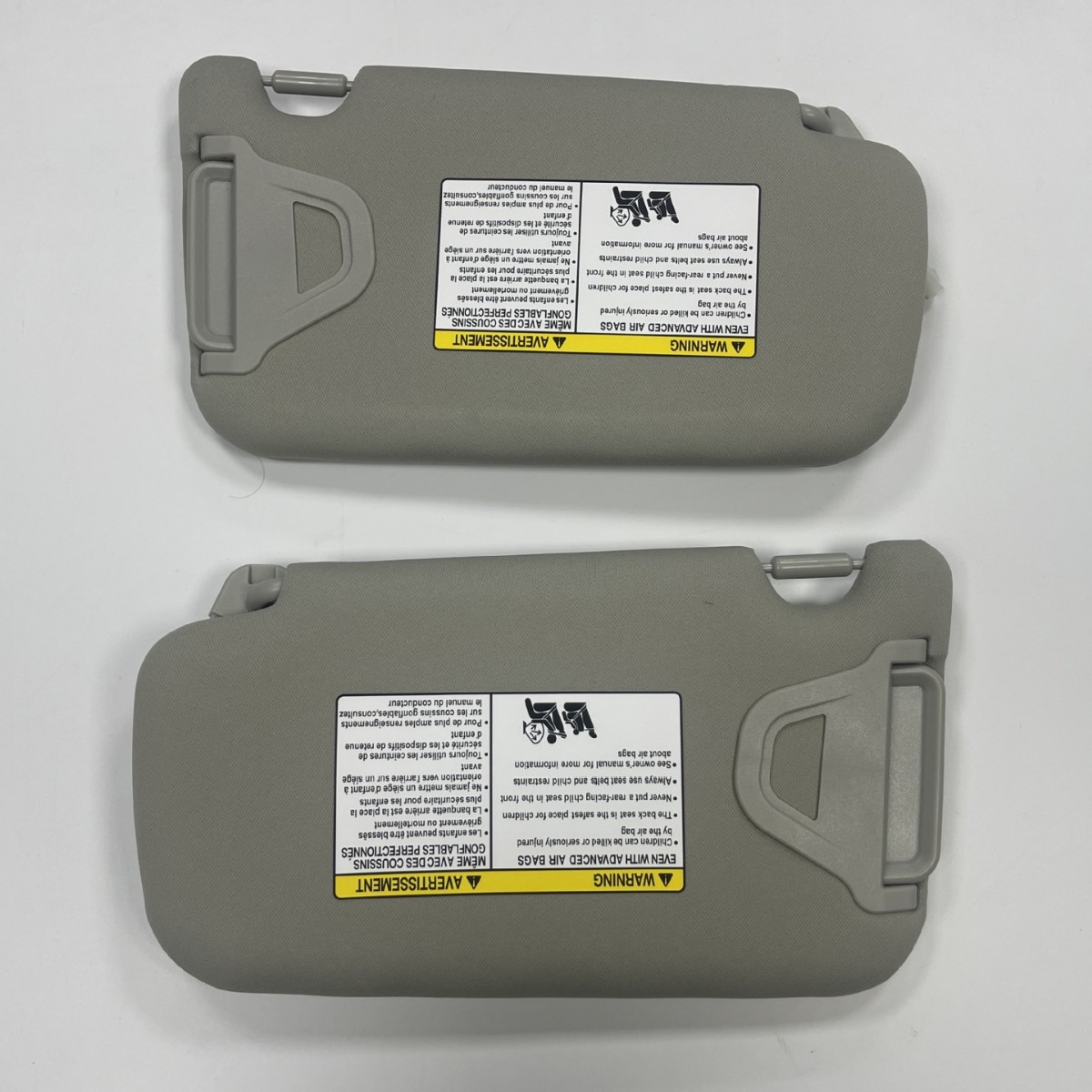 Nissan Car Sun Visor Suitable for 13-19 Sentra Gray Left Wired 96401-3Sg8A