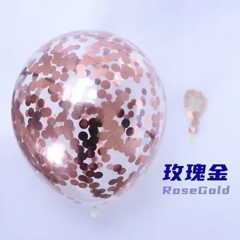 Блестки 2,8 г Прозрачные: Блестки Розовое золото Блестки