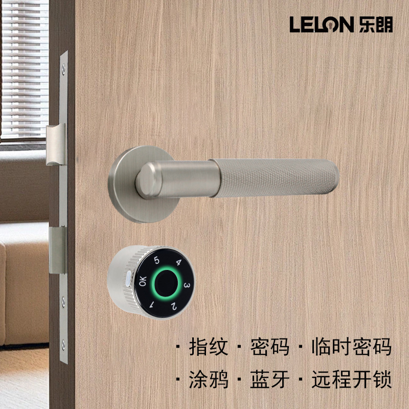 comercio exterior graffiti bloqueo inteligente reemplazo de puerta de madera bloqueo de huella digital bloqueo de contraseña bloqueo de puerta inteligente de oficina