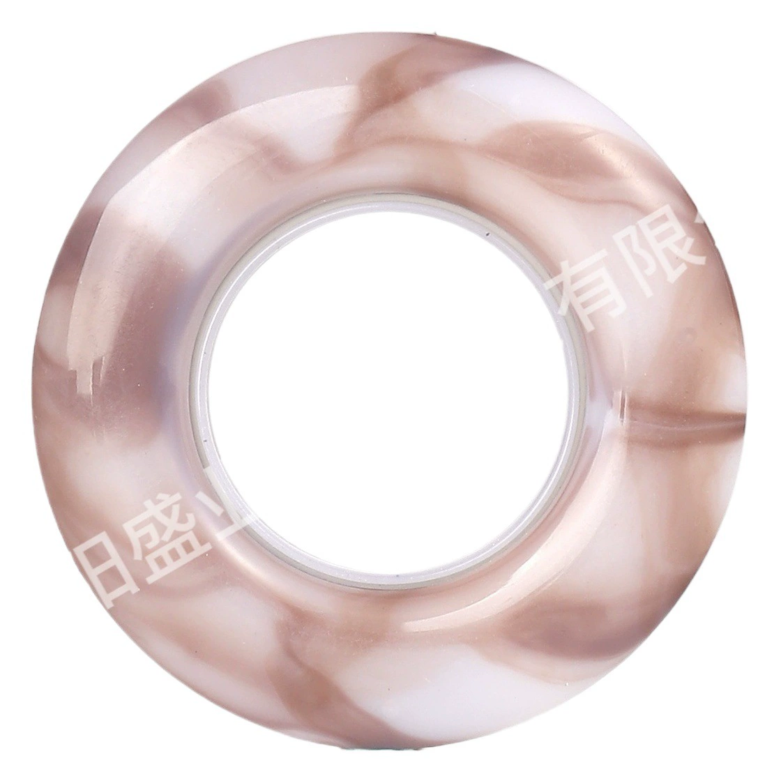 Тканевая Пряжка утолщенное сырье pp80 мм двухцветное пластиковое кольцо для штор глушитель пластиковое ПЕРФОРИРОВАННОЕ кольцо Внешняя торговля Горячая продажа