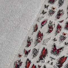 Tomoni Enamel Nail Sticker, Japanese Retro Nail Sticker, Bloody Butterfly Nail Decor, Wholesale