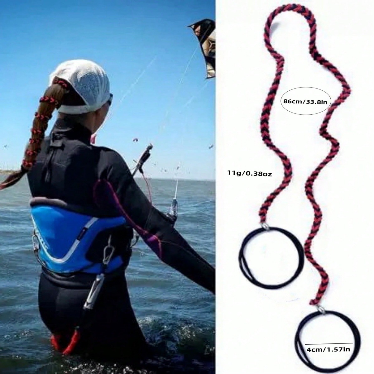 Amazon transfronteriza explosión colorida peluca trenzada banda de correa anillo de cabello de cola de caballo alta torsión banda de correa de correa de cabello adornamiento de cabello