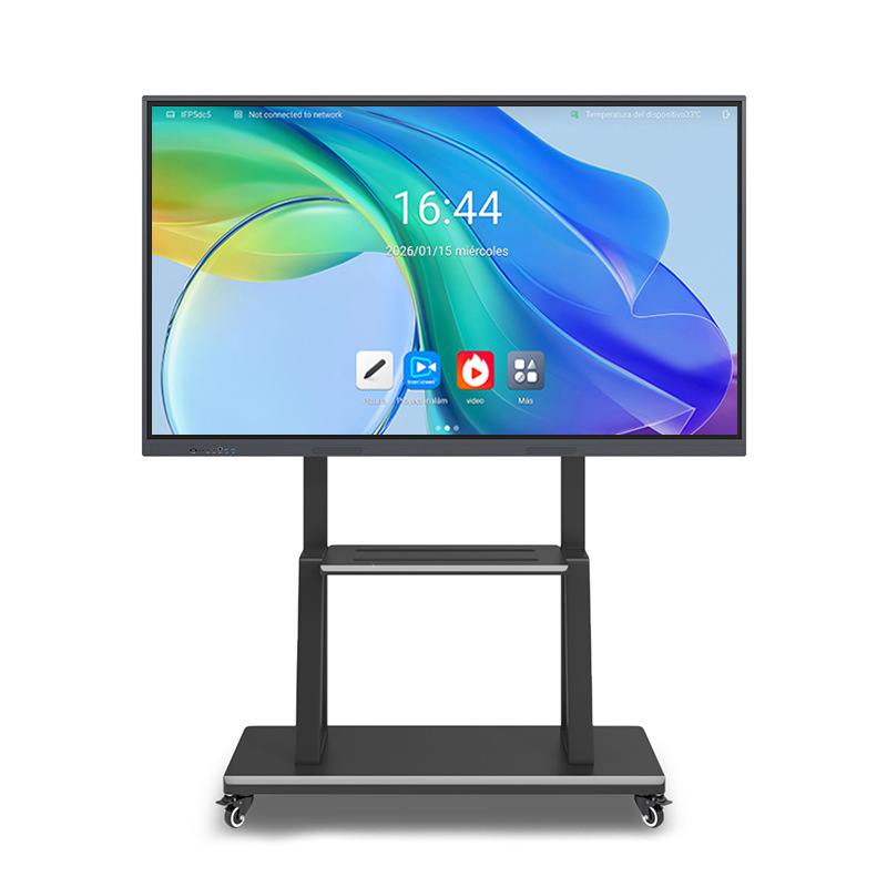 Lifan 55/65/75 pulgadas multimedia enseñanza todo-en-uno pantalla táctil kindergarten táctil Conferencia pantalla plana