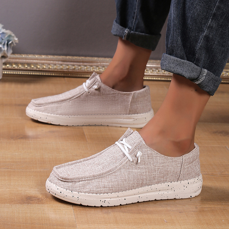 Cross-border Xiyin Best-selling Large-size Canvas Casual Shoes For Men, Canvas Men Loafers_vogvips.com