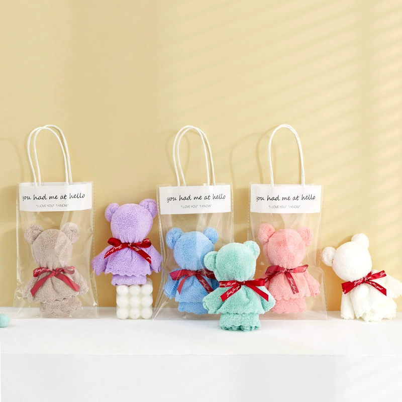 Towel, with little bears, Birthday gift, wholesale