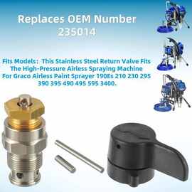 3套 颜色：图片色 材质：金属 395/490/495喷涂机回流阀泄压阀开