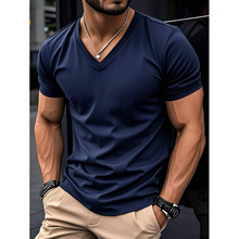 S 74101 V-neck Quick Dry Casual sport T-shirt V ���ٸ�������