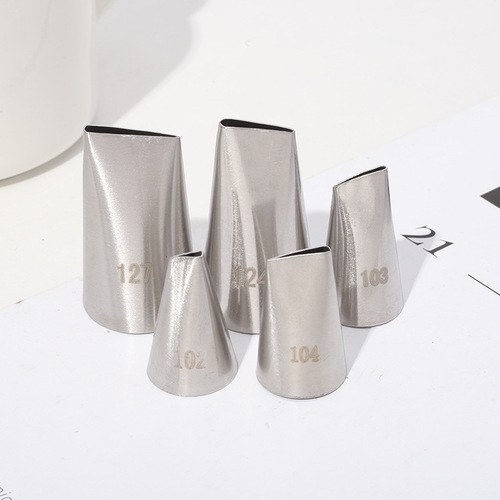 Korean Petal Rose Tip Cream Cake Rose Tip 304 Stainless Steel Icing Tip Baking DIY Tool