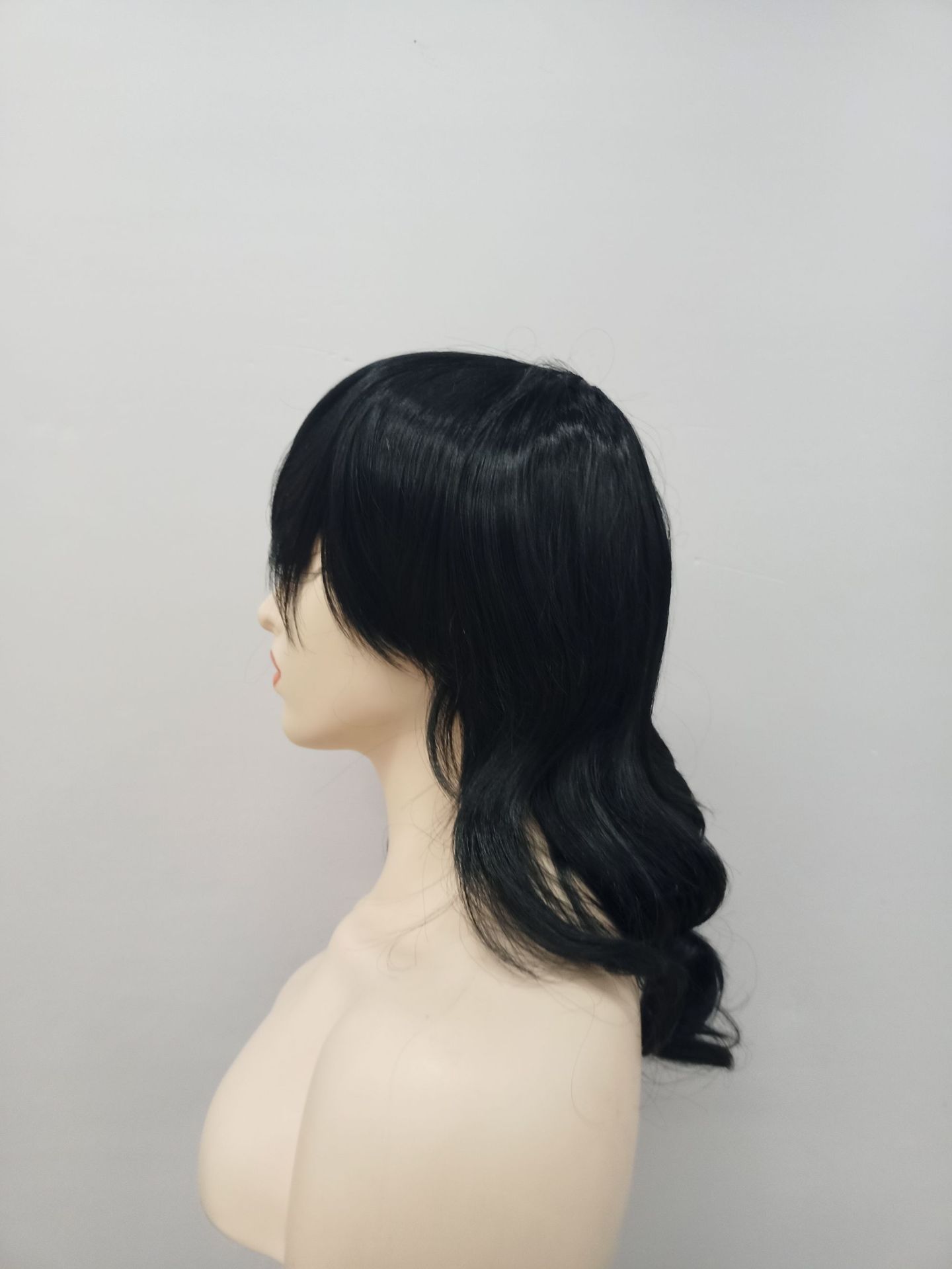 Fabricante al por mayor fibra química peluca fibra química de alta temperatura fibra química completa cubierta de cabeza