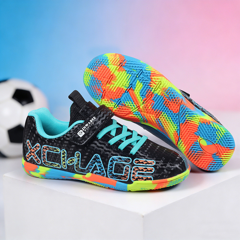 Zapatillas de Fútbol Infantil con Hebilla Giratoria TF Malla y TPU Ligero para Césped Natural y Artificial image 8