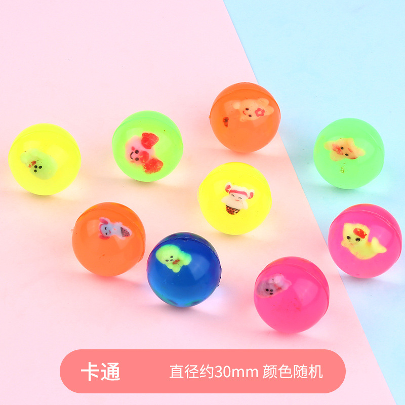 No. 32 bola de primavera un dólar máquina de torsión de huevos bola de primavera juguetes para niños bolas de primavera bolas de salto bolas de salto bolas de primavera niños pequeños regalos escolares