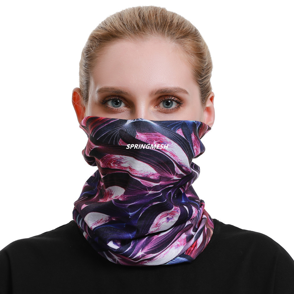 Cross-Border Summer Cycling and Fishing Seamless Mask European and American Outdoor Sports Breathable Magic Headscarf Sun Protection Cycling Neck Scarf