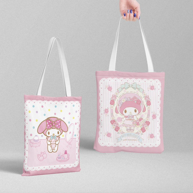 Bolsa de lona Sanli Gull pequeña fresca y simple estilo ins versión coreana hermosa bolsa de hombro bolsa de compras portátil al por mayor