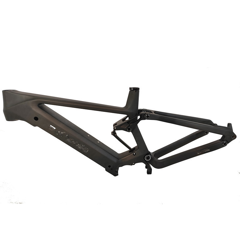 Eight Square M600 carbon fiber frame carbon fiber center frame soft tail shock absorber electric bicycle frame