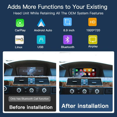 Control Large Screen Carplay Navigation – Car display