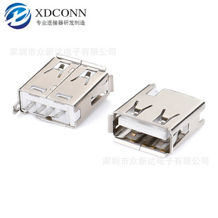������·USB Aĸ����ʽ180��2.0ĸ������ʽ2-3�̽��о�߅L=14.0mm