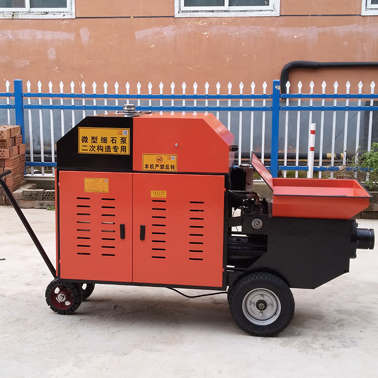 鼎东二次构造柱泵砂浆混泥土上料机微型高压混凝土泵